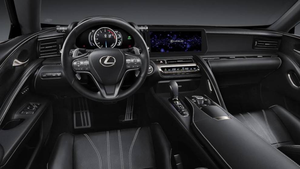 Interior del Lexus LC 2024
