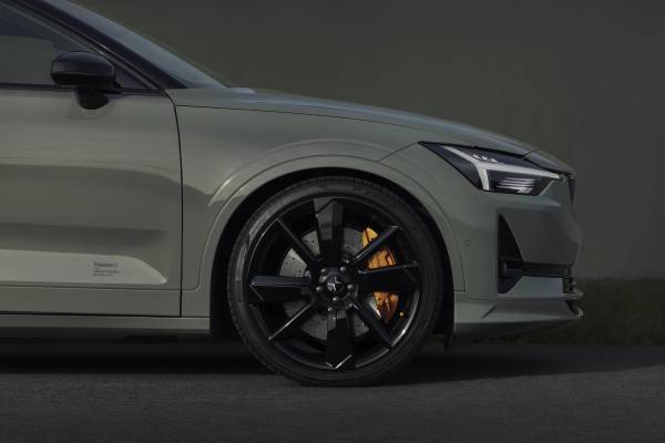 Neumáticos y nuevas llantas para el Polestar 2 BST Edition 230. $!Neumáticos y nuevas llantas para el Polestar 2 BST Edition 230.