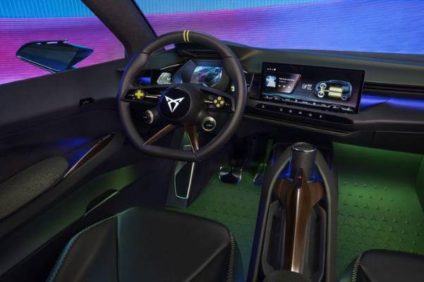 Interior del Cupra UrbanRebel Concept. $!Interior del Cupra UrbanRebel Concept.