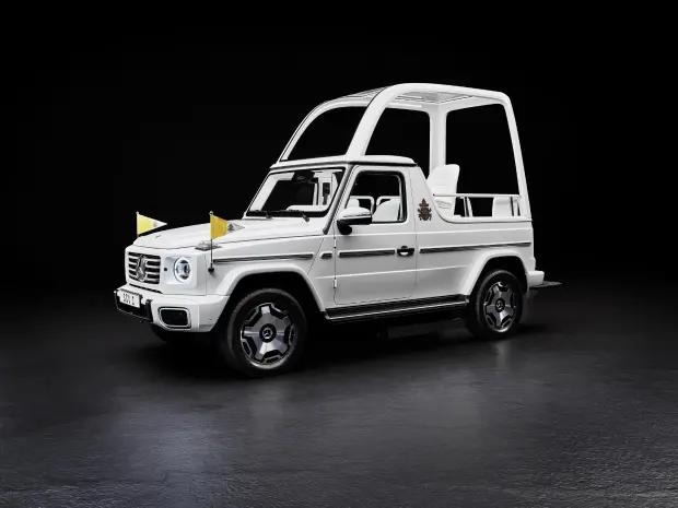 El Mercedes utilizado por el Papa Francisco $!El Mercedes utilizado por el Papa Francisco
