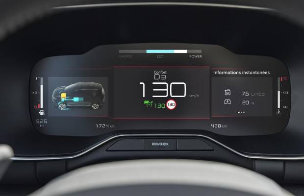 Instrumentación específica del Citroën C5 Aircross Hybrid 136 Ë-DCS6 $!Instrumentación específica del Citroën C5 Aircross Hybrid 136 Ë-DCS6