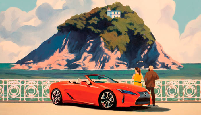 Descárgate estos preciosos póster del Lexus LC pintados por el artista David de las Heras