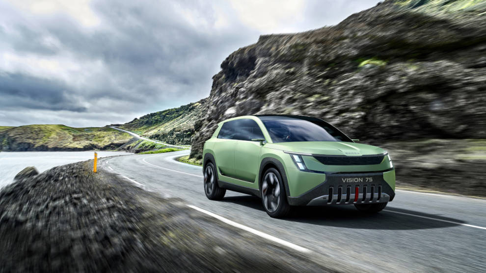 Škoda Vision 7S: así será el diseño eléctrico de la marca