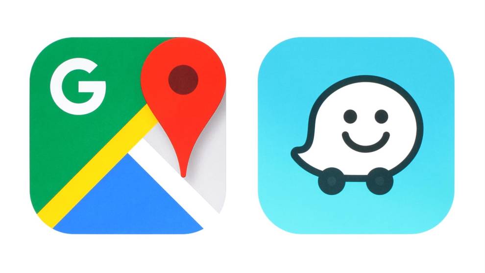 Logotipos de Google Maps y Waze