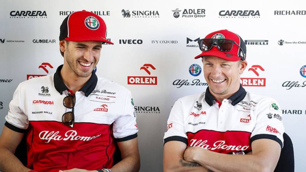 Raikkonen y Giovinazzi, juntos de nuevo en Alfa Romeo en 2021