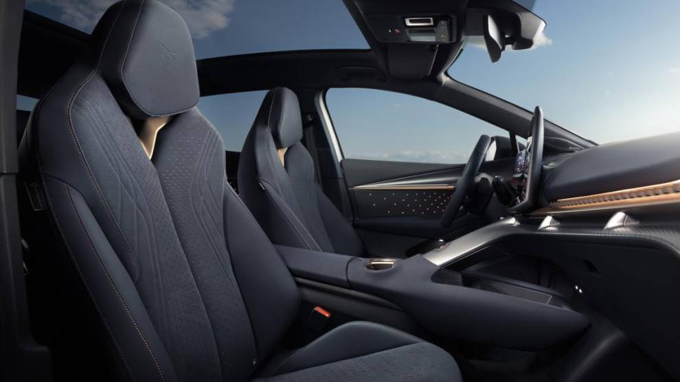 Interior del Cupra Tavascan con Seaqual Yarn