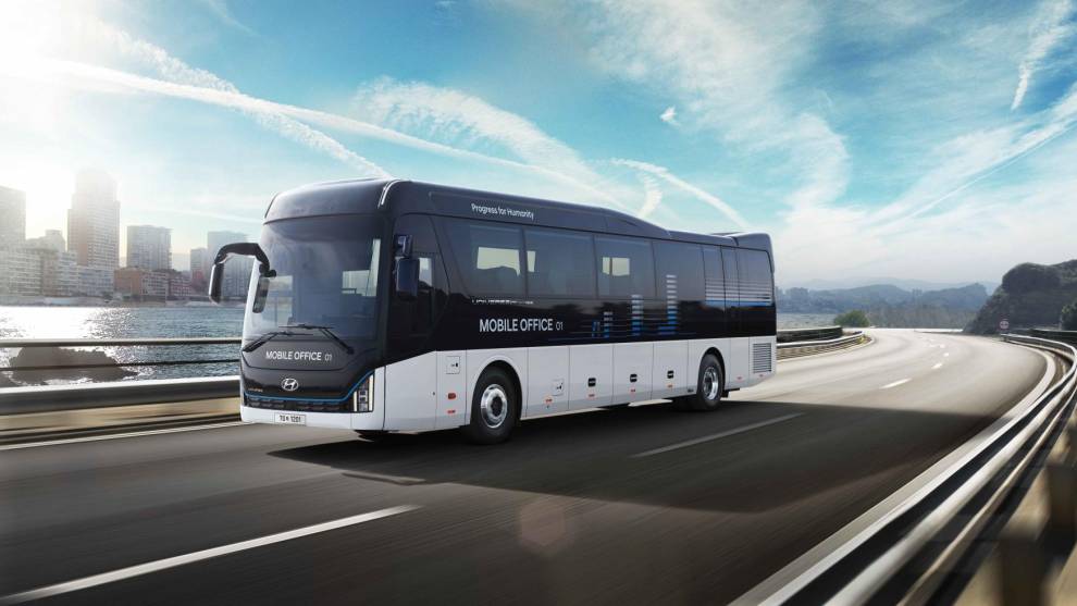 Universe Mobile Office: el autobús de Hyundai para trabajar