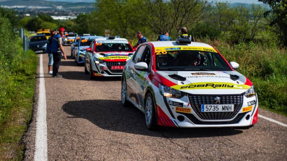 Éxito de participación con los 208 Rally4 en el inicio de la Peugeot Rally Cup Ibérica