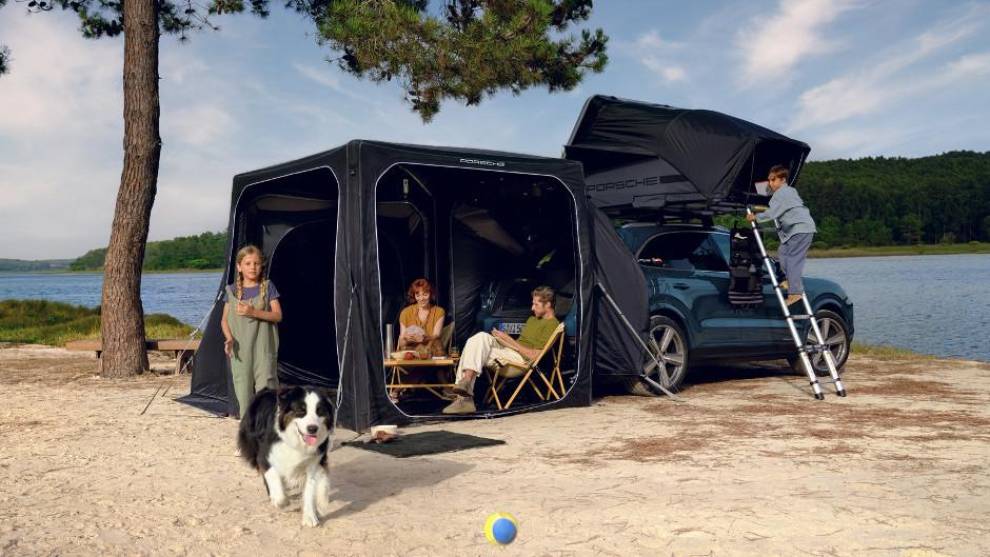 La nueva tienda de campaña de Porsche es un refugio de lujo para los amantes de la aventura