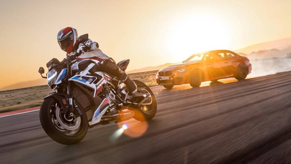 BMW junta al nuevo M2 y la M 1000 R en una espectacular prueba en circuito