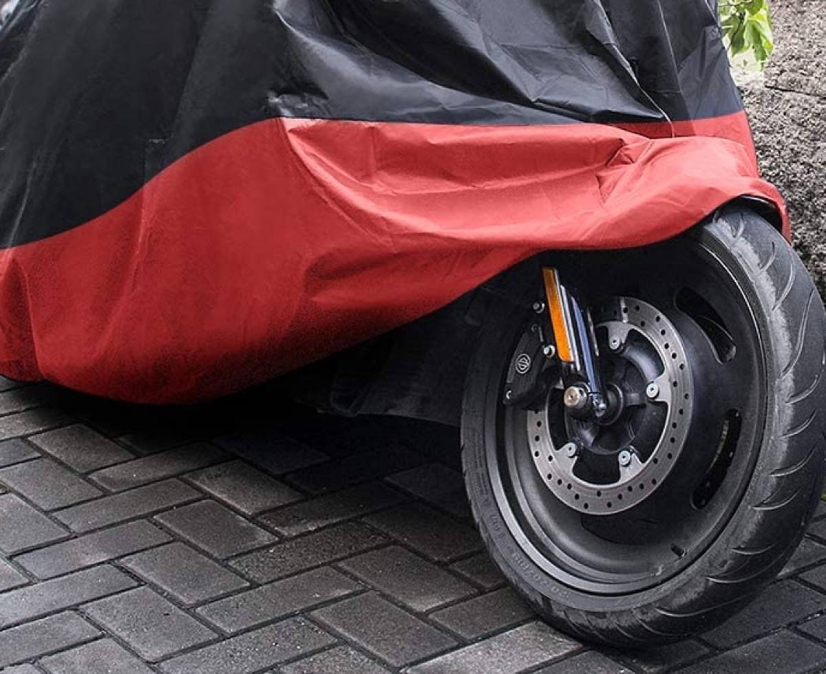 Funda Protectora De Polvo Para Motocicleta Color Negro