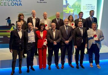 Entrega de los premios del salón celebrados por el Periódico y Automobile Barcelona, en colaboración de Neomotor.