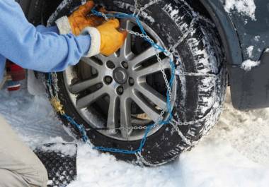 Cómo montar de forma fácil las cadenas de nieve en las ruedas del coche