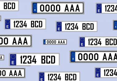 ¿Por qué las matrículas de los coches no tienen vocales?