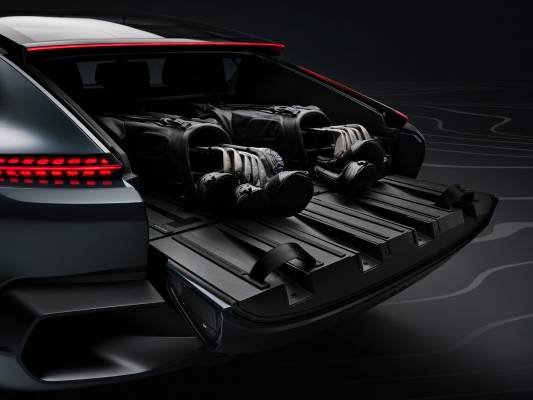 $!Espacio trasero de carga en el Audi activesphere concept