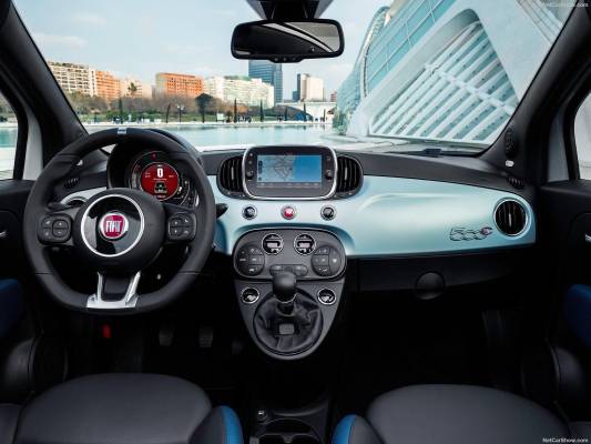 $!El interior del Fiat 500