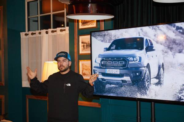 $!Aymar Navarro durante la presentación de del Ford Ranger Wildtrak.