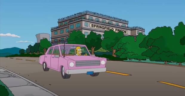 $!El mítico coche rosa de Homer Simpson