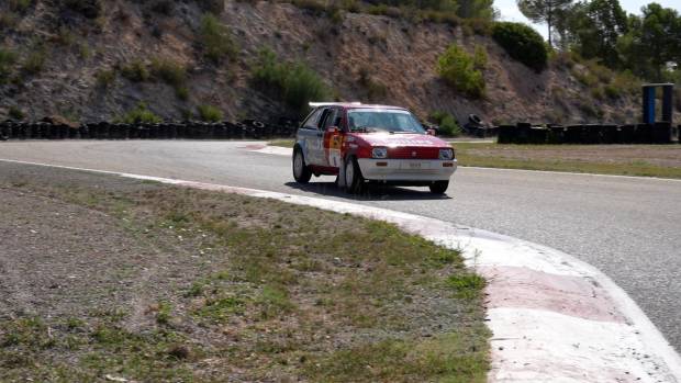 $!Seat Ibiza grupo B en acción