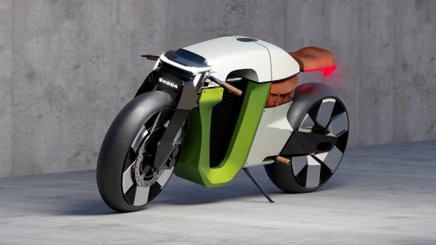 $!La mítica Skoda Slavia B renace como una café racer venida del futuro