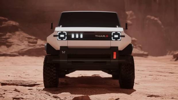 $!Mahindra Thar.e Concept: estética retro para un 4x4 eléctrico