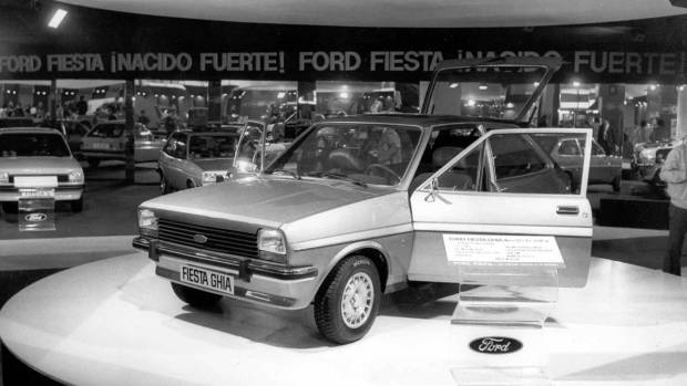 $!El Ford Fiesta en el Salón del Automóvil de Barcelona (1977)