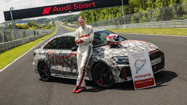 Nuevo récord del Audi RS 3 en Nürburgring