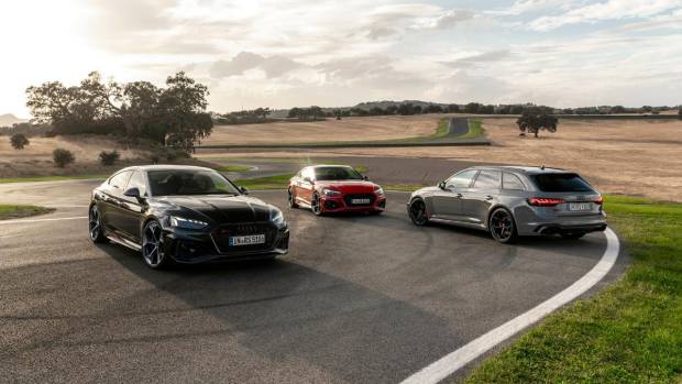 $!Los Audi RS5 Sportback, RS5 y RS4 Avant Competition Plus