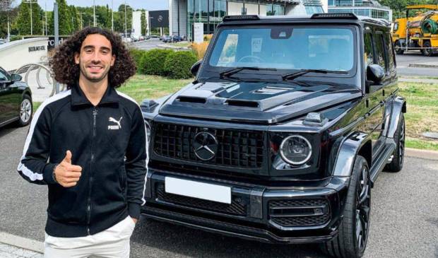 $!El coche de Marc Cucurella que es de los más personalizados