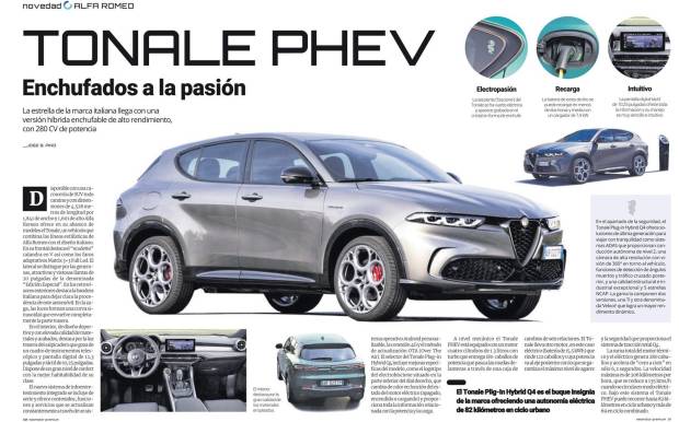 $!El reportaje del Alfa Romeo Tonale PHEV en la revista Neomotor Premium