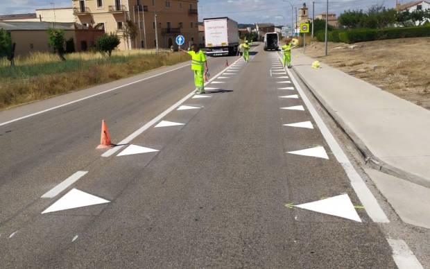 $!Los dientes de dragón es una marca vial que se utiliza en España