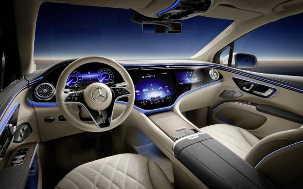 $!Interior del Mercedes-Benz EQS