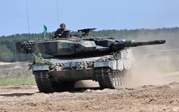 $!El tanque Leopard 2 tiene un gran potencia