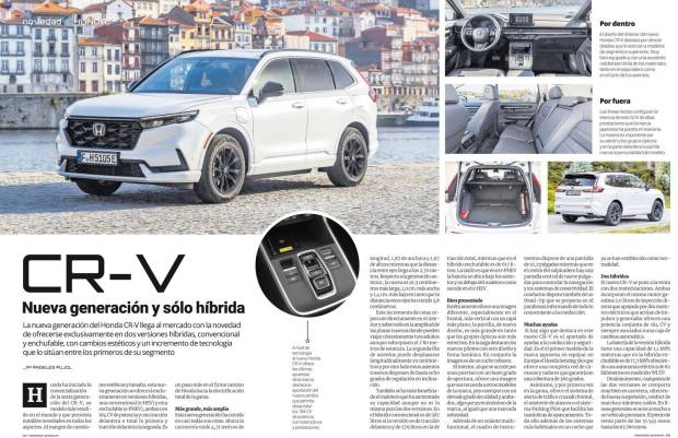$!El reportaje del Honda CR-V en la revista Neomotor Premium