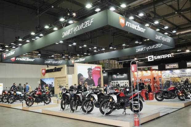 $!El stand de Macbor en EICMA 2024