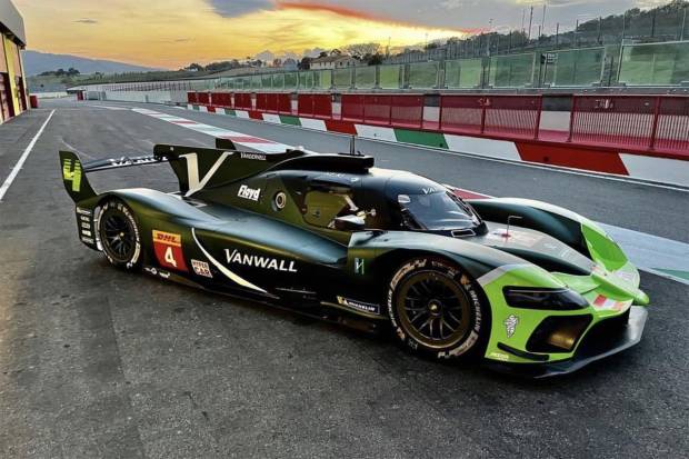 $!Hypercar de Vanwall para competir las 24 Horas de Le Mans.