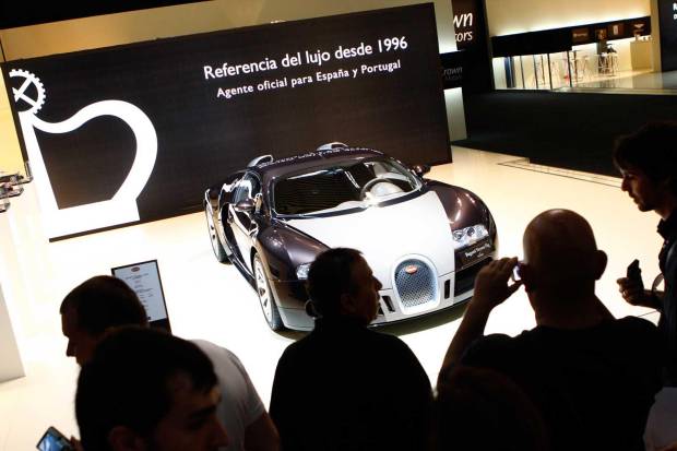 $!El Bugatti Veyron en el Salón del Automóvil de Barcelona 2009
