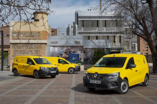 $!Los nuevos Renault Kangoo E-Tech 100% eléctricos de Correos.