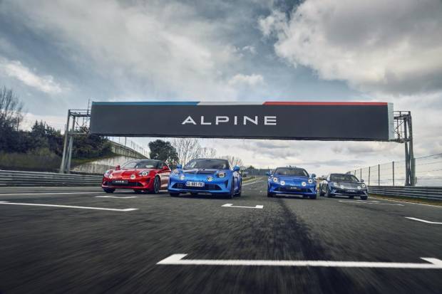 $!Los Alpine A110S, A110R, A110 y A110 GT
