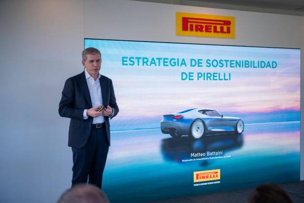 $!Matteo Battaini, responsable de Sostenibilidad de Pirelli