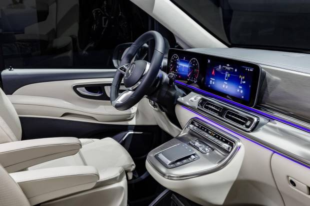 $!El interior del Mercedes-Benz Clase V