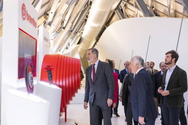 $!La visita de Felipe VI a las instalaciones de Mobility City.
