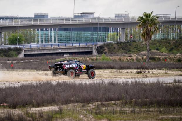 $!Carlos Sainz, en su vuelta al que será el circuito de MadRing
