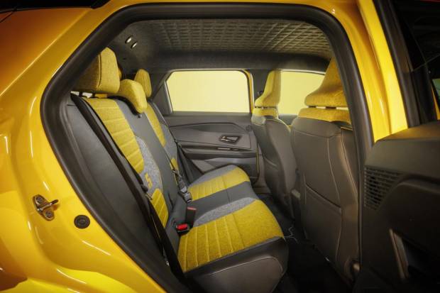 $!Los asientos traseros del Renault 5 E-Tech