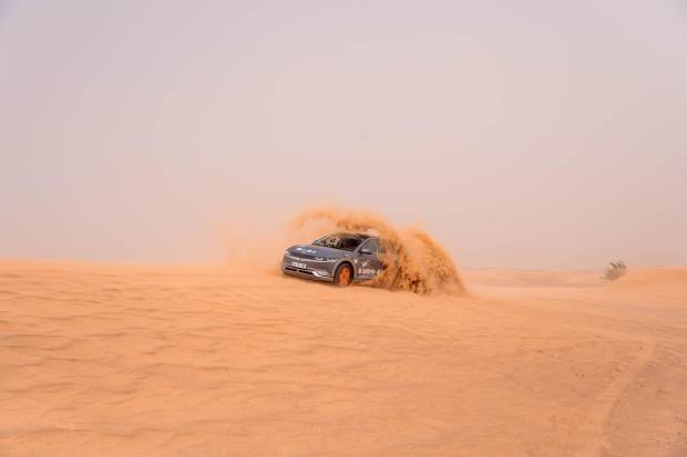 $!El Hyundai Ioniq 5 en las dunas