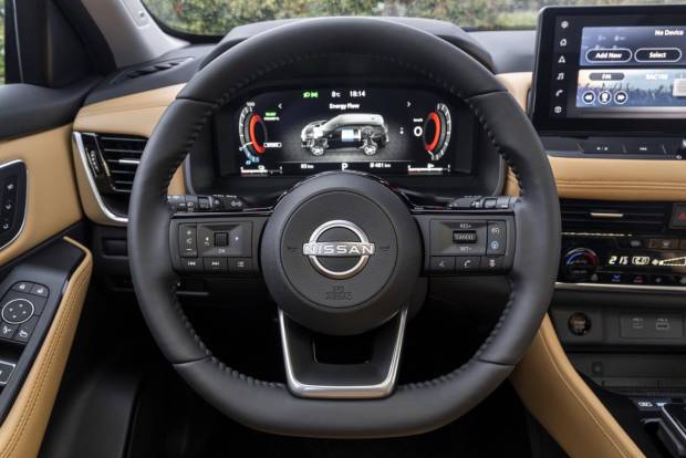 $!El volante del Nissan X-Trail e-Power