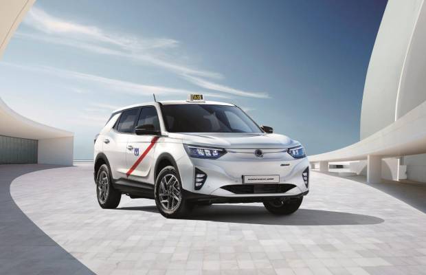 El KGM Korando e-Motion se suma a la flota de taxis en Madrid y Barcelona