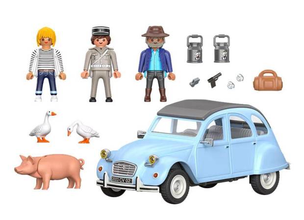 $!Todos los accesorios que acompañan al Citroën 2CV Playmobil