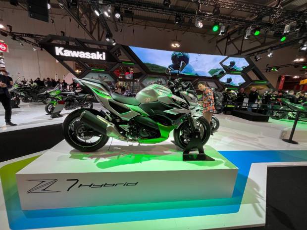 $!Kawasaki Ninja Hybrid 7 en EICMA 2023