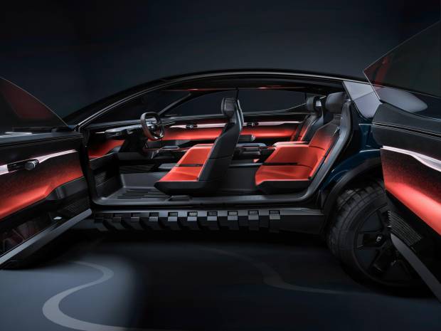 $!Habitáculo del Audi activesphere concept